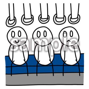 電車に乗るデブ郎の画像