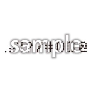 ドット素材_丸ドット記号の画像