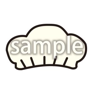 給食着　帽子の画像