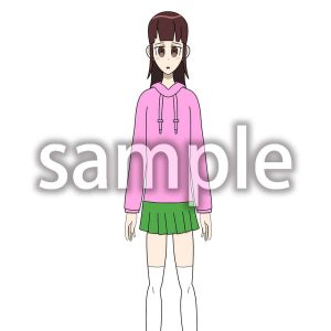 ロングの女の子の画像